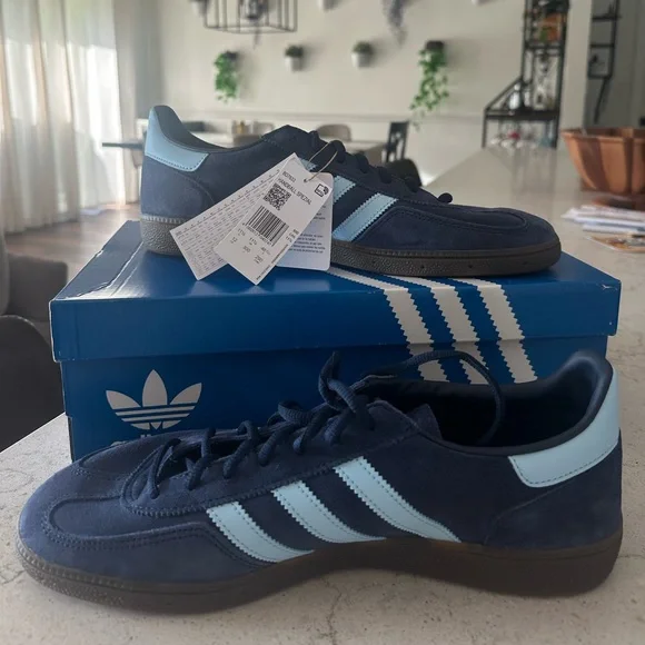 【山崎】adidas spezial ブルー adidas - HANDBALL SPEZIAL MENS WMNS Blue/Cloud White/Better